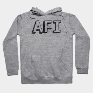 Afi <\\> Typography Design Hoodie